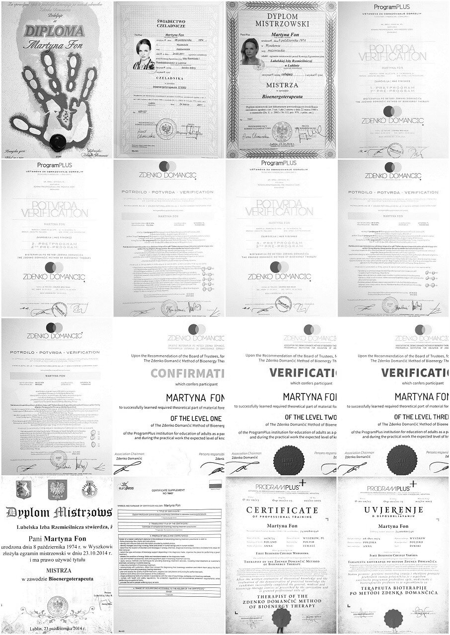 dyplomy certyfikaty
